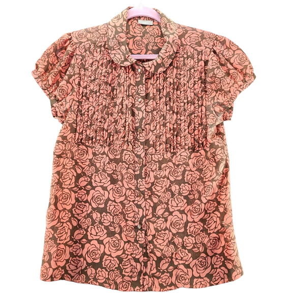 Apt 9 Tops - Apt 9 Womens Blouse Multi-Color Size Medium 100% Polyester Buttons